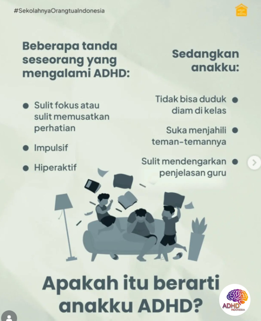 Ciri dan Gejala ADHD pada Anak Usia Dini di Kota Sungai Penuh